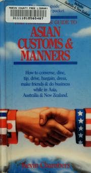 Tapa de The travelers' guide to Asian customs & manners