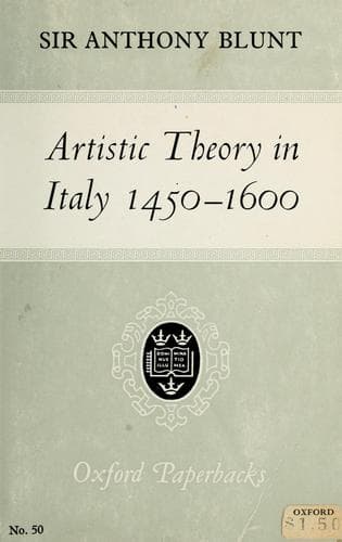 Tapa de Artistic theory in Italy