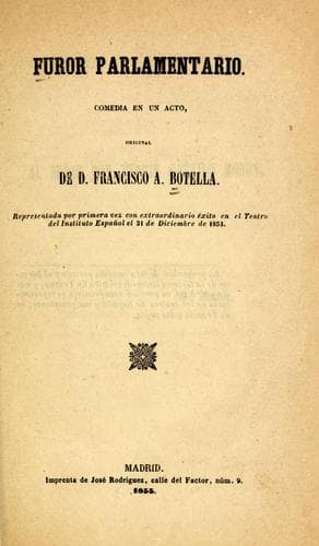 Tapa de Furor parlamentario