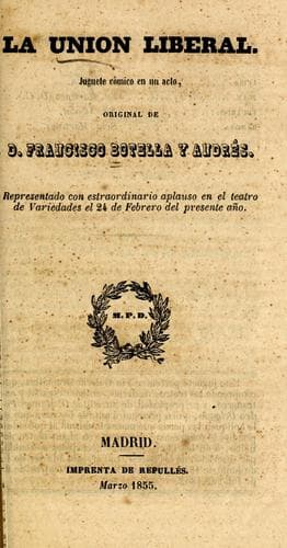 Tapa de La unión liberal