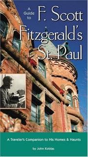 Tapa de Guide To F. Scott Fitzgerald's St. Paul