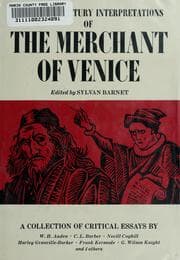 Tapa de Twentieth century interpretations of the Merchant of Venice