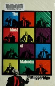 Tapa de The most of Malcolm Muggeridge