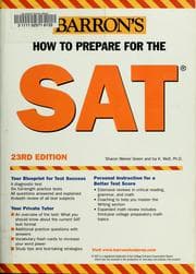 Tapa de Barron's how to prepare for the SAT
