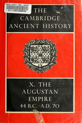Tapa de The Cambridge ancient history