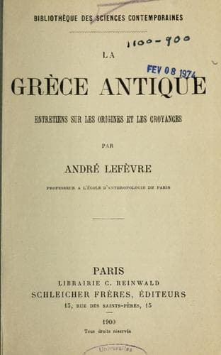 Tapa de La Grèce antique