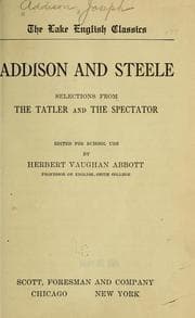 Tapa de Addison and Steele