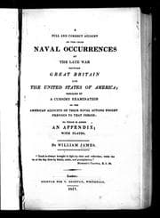 Tapa de A full and correct account of the chief naval occurences of the late war between Great Britain and the United States of America
