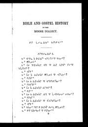 Tapa de Bible and gospel history in the Moose dialect