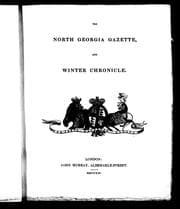 Tapa de The North Georgia gazette, and winter chronicle