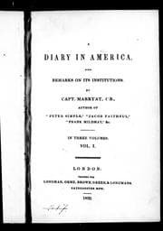 Tapa de A diary in America