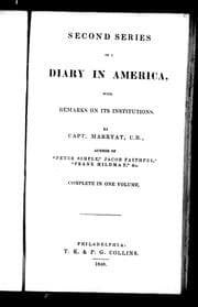 Tapa de Second series of A diary in America