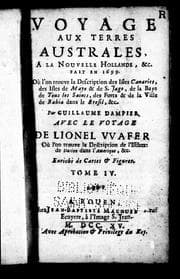 Tapa de Voyage aux Terres australes à la Nouvelle Hollande, &c., fait en 1699