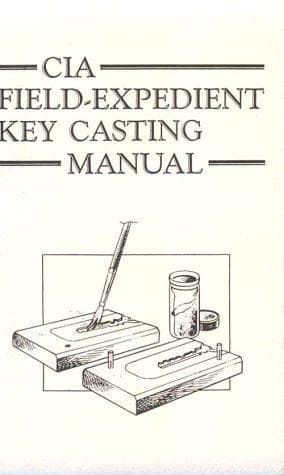 Tapa de CIA field-expedient key casting manual