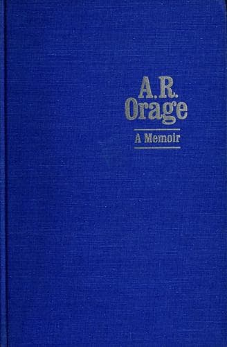 Tapa de A. R. Orage
