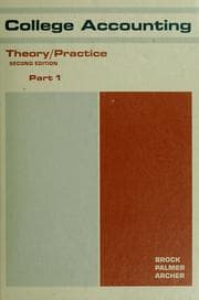 Tapa de College accounting: theory/practice, complete