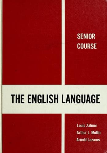 Tapa de The English language