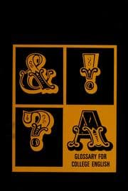 Tapa de A glossary for college English