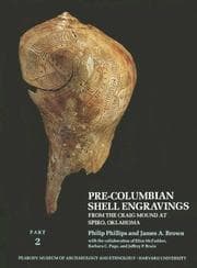 Tapa de Pre-Columbian shell engravings