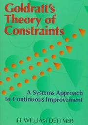 Tapa de Goldratt's theory of constraints