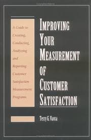 Tapa de Improving your measurement of customer satisfaction