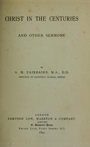Tapa de Christ in the centuries and other sermons