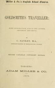 Tapa de Goldsmith's Traveller