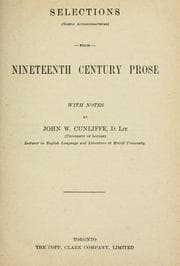 Tapa de Nineteenth century literature
