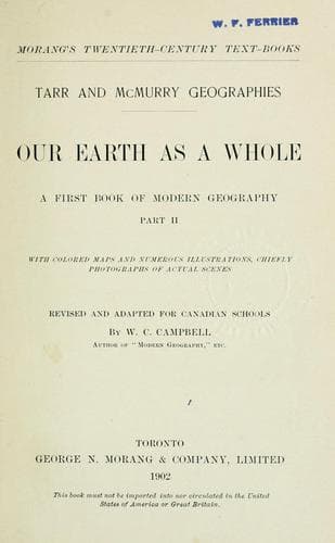 Tapa de Our earth as a whole
