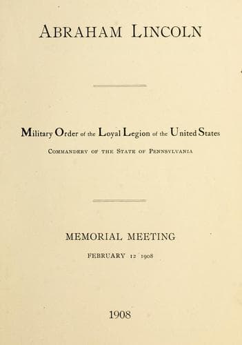 Tapa de Abraham Lincoln