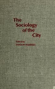 Tapa de The sociology of the city