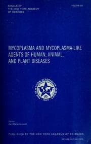 Tapa de Mycoplasma and mycoplasma-like agents of human, animal, and plant diseases