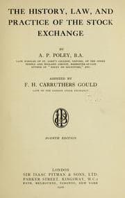 Tapa de The history, law and practice of the Stock Exchange