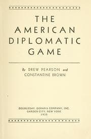 Tapa de The American diplomatic game
