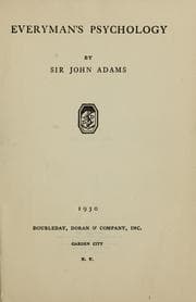 Tapa de Everyman's psychology