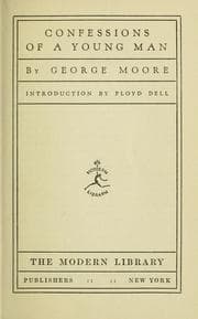 Tapa de Confessions of a young man