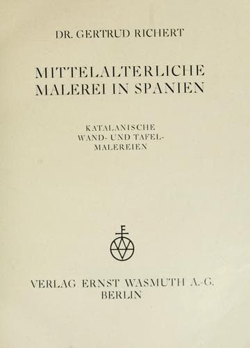 Tapa de Mittelalterliche Malerei in Spanien