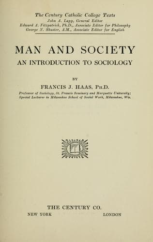 Tapa de Man and society