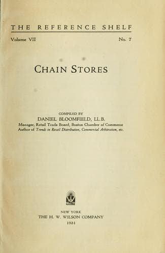 Tapa de Chain stores