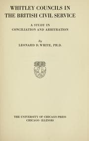 Tapa de Whitley councils in the British civil service