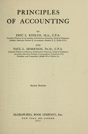 Tapa de Principles of accounting