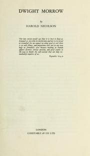 Tapa de Dwight Morrow
