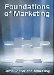 Tapa de Foundations of marketing