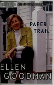 Tapa de Paper trail