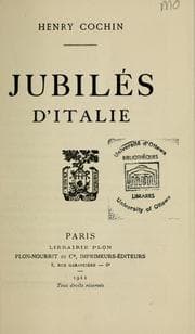 Tapa de Jubilés d'Italie