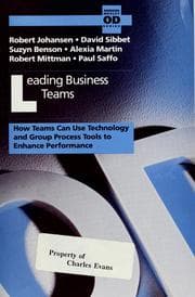 Tapa de Leading business teams