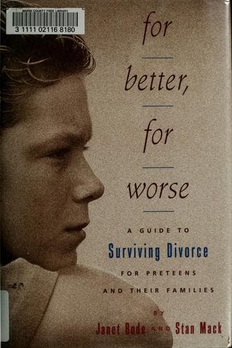 Tapa de For better, for worse
