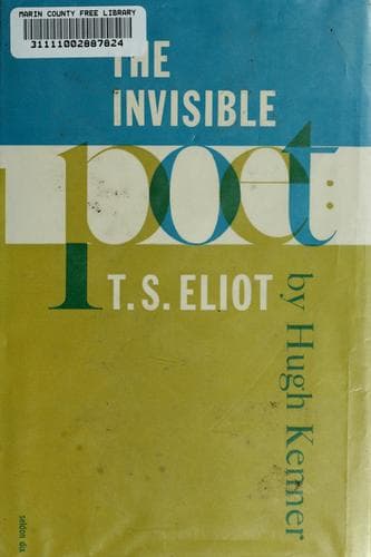 Tapa de The invisible poet