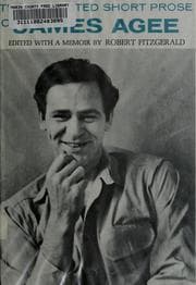 Tapa de The collected short prose of James Agee