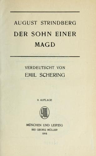 Tapa de Der Sohn einer Magd